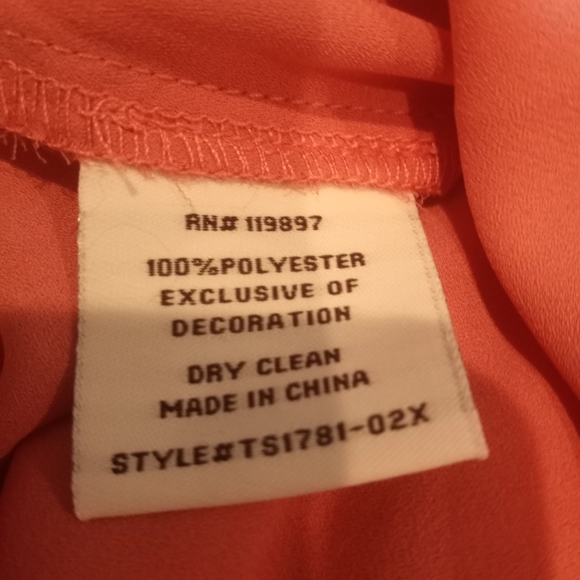 Nordstrom Eclair Peach Boho Tunic with Open Cross-over Back NWT - Picture 7 of 7